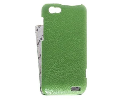 Кожаный чехол для HTC One V / Primo / T320e Melkco Leather Case - Jacka Type (Green LC)