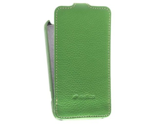 Кожаный чехол для HTC One V / Primo / T320e Melkco Leather Case - Jacka Type (Green LC)