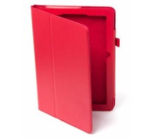 Кожаный чехол подставка для Asus Memo Pad 10 ME103K (Красный)