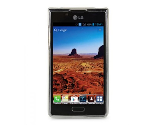 Чехол силиконовый для LG Optimus L7 / P700 Melkco Poly Jacket TPU (Transparent Mat)