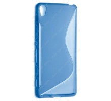 Чехол силиконовый для Sony Xperia XA S-Line TPU (Синий)