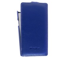 Кожаный чехол для Sony Xperia S / LT26i / Arc HD Melkco Premium Leather Case - Jacka Type (Dark Blue LC)