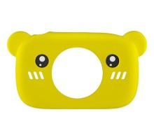 Чехол GSMIN Bear Case для детской цифровой камеры GSMIN Fun Camera (Желтый)