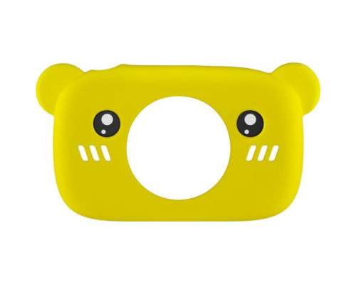 Чехол GSMIN Bear Case для детской цифровой камеры GSMIN Fun Camera (Желтый)