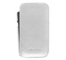 Кожаный чехол для HTC Desire V / Desire X Melkco Leather Case - Jacka Type (White LC)