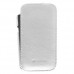 Кожаный чехол для HTC Desire V / Desire X Melkco Leather Case - Jacka Type (White LC)