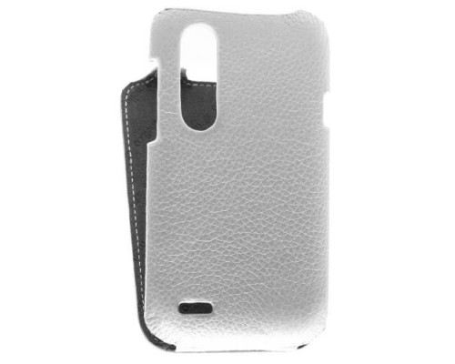 Кожаный чехол для HTC Desire V / Desire X Melkco Leather Case - Jacka Type (White LC)