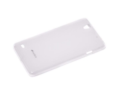 Чехол силиконовый для Sony Xperia C4 Melkco Poly Jacket TPU (Transparent Mat)