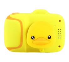Детский цифровой фотоаппарат HRS Chicken с записью видео, памятью и играми (Желтый)