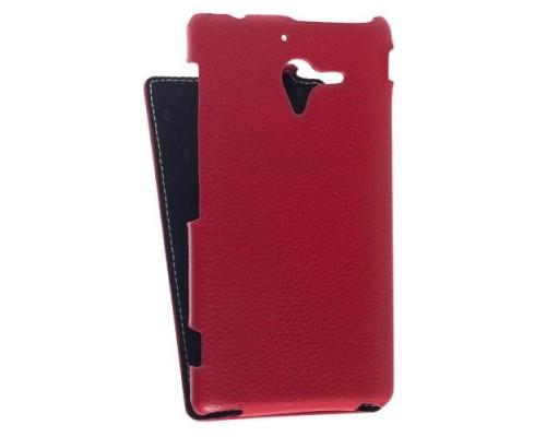 Кожаный чехол для Sony Xperia ZL / L35h Melkco Leather Case - Jacka Type (Red LC)