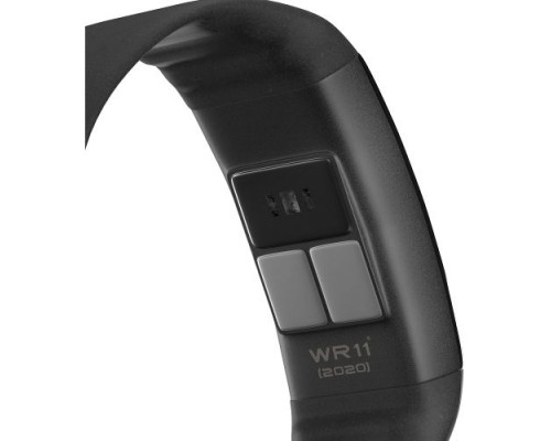 Фитнес браслет GSMIN WR11 (2020) с измерением давления, пульса и ЭКГ (Черный)
