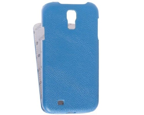 Кожаный чехол для Samsung Galaxy S4 (i9500) Melkco Premium Leather Case - Jacka Type (Dark Blue LC)