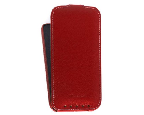 Кожаный чехол для HTC One 2 M8 Melkco Leather Case - Jacka Type (Red LC)