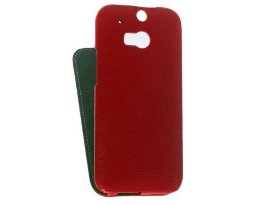 Кожаный чехол для HTC One 2 M8 Melkco Leather Case - Jacka Type (Red LC)