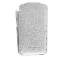 Кожаный чехол для Samsung Galaxy Ace Plus (S7500) Melkco Leather Case - Jacka Type (White LC)