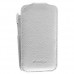 Кожаный чехол для Samsung Galaxy Ace Plus (S7500) Melkco Leather Case - Jacka Type (White LC)