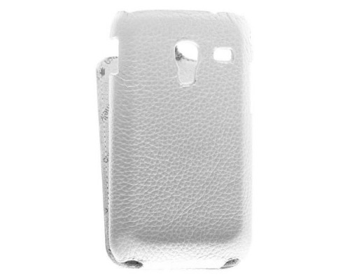 Кожаный чехол для Samsung Galaxy Ace Plus (S7500) Melkco Leather Case - Jacka Type (White LC)