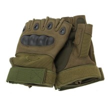 Перчатки тактические без пальцев Oakley (XL) (Хаки)