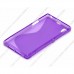 Чехол силиконовый для Sony Xperia M2 S-Line TPU (Фиолетовый)