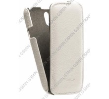 Кожаный чехол для HTC Desire U Dual Sim Melkco Leather Case - Jacka Type (Белый)