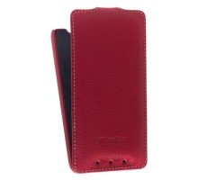 Кожаный чехол для HTC One Mini / M4 Melkco Premium Leather Case - Jacka Type (Red LC)