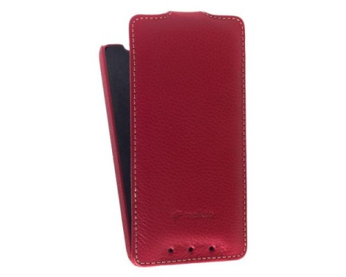 Кожаный чехол для HTC One Mini / M4 Melkco Premium Leather Case - Jacka Type (Red LC)