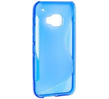 Чехол силиконовый для HTC One M9 S-Line TPU (Синий)