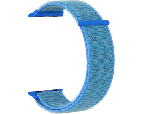 Ремешок нейлоновый GSMIN Woven Nylon для Apple Watch 38/40mm (Голубой)