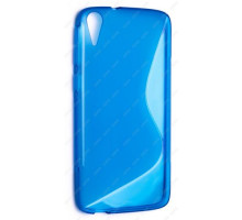Чехол силиконовый для HTC Desire 828 Dual Sim S-Line TPU (Синий)