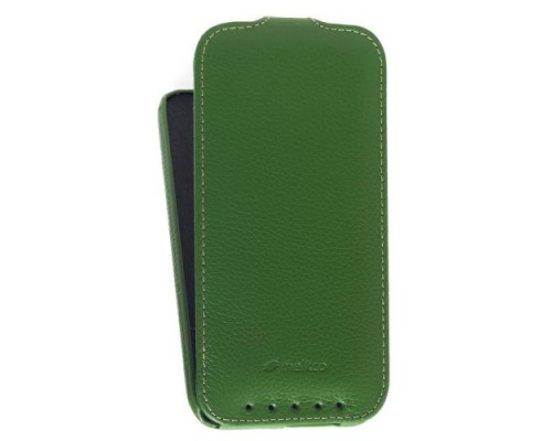 Кожаный чехол для HTC One 2 M8 Melkco Leather Case - Jacka Type (Green LC)