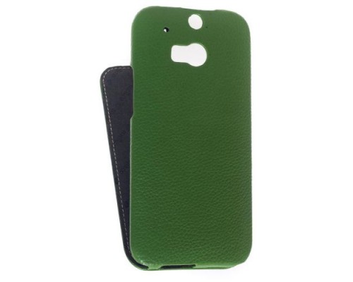 Кожаный чехол для HTC One 2 M8 Melkco Leather Case - Jacka Type (Green LC)