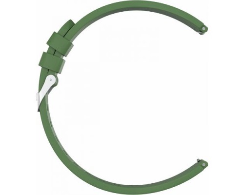 Ремешок силиконовый GSMIN Italian Collection 20 для Withings Steel HR (Зеленый)