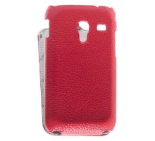 Кожаный чехол для Samsung Galaxy Ace Plus (S7500) Melkco Leather Case - Jacka Type (Red LC)