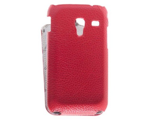 Кожаный чехол для Samsung Galaxy Ace Plus (S7500) Melkco Leather Case - Jacka Type (Red LC)