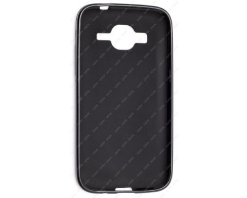 Чехол силиконовый для Samsung Galaxy Core Prime Duos G360H Melkco Poly Jacket TPU (Черный Матовый)