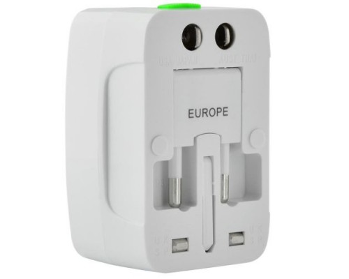 Переходник для розетки GSMIN Travel Adapter HHT931 (Белый)