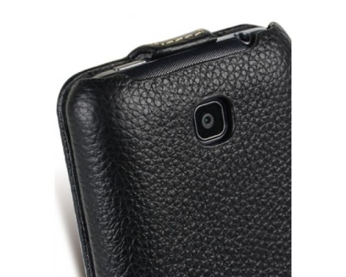 Кожаный чехол для LG Optimus L3 II Dual / E435 Melkco Premium Leather Case - Jacka Type (Black LC)