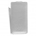 Кожаный чехол для Sony Xperia Sola / MT27i Melkco Premium Leather Case - Jacka Type (White LC)