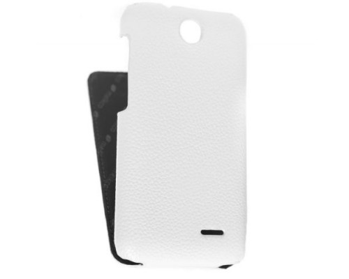 Кожаный чехол для HTC Desire 310 Dual Sim Melkco Premium Leather Case - Jacka Type (White LC)