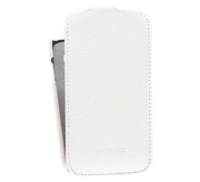 Кожаный чехол для Samsung Galaxy Core (i8260) Melkco Premium Leather Case - Jacka Type (White LC)