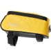 Велосипедная сумка Roswheel на раму 195-90-100 мм Желтая (В комплекте аудио переходник)