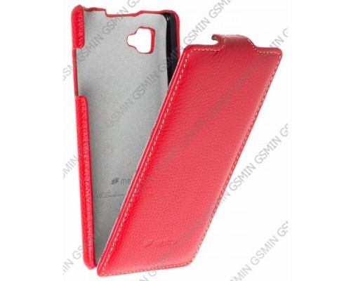 Кожаный чехол для LG Optimus 4X HD / P880 Melkco Leather Case - Jacka Type (Red LC)