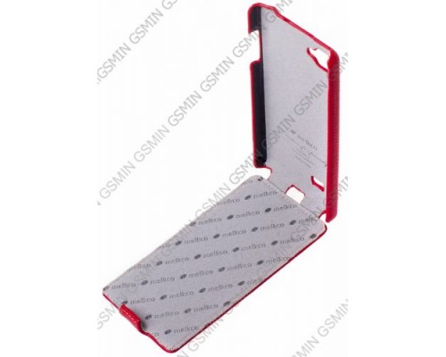 Кожаный чехол для LG Optimus 4X HD / P880 Melkco Leather Case - Jacka Type (Red LC)