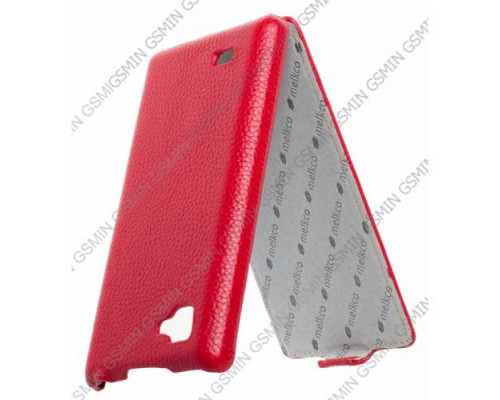 Кожаный чехол для LG Optimus 4X HD / P880 Melkco Leather Case - Jacka Type (Red LC)