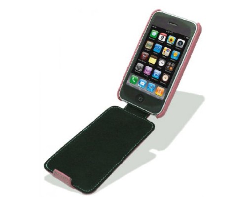 Кожаный чехол для Apple iPhone 3G/3Gs Melkco Leather Case - Jacka Type (Pink LC)