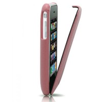 Кожаный чехол для Apple iPhone 3G/3Gs Melkco Leather Case - Jacka Type (Pink LC)