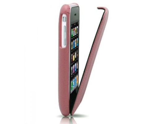 Кожаный чехол для Apple iPhone 3G/3Gs Melkco Leather Case - Jacka Type (Pink LC)