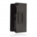 Кожаный чехол подставка для Lenovo TAB 3 730x GSMIN Series CL (Черный)