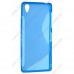 Чехол силиконовый для Sony Xperia Z3 S-Line TPU (Синий)