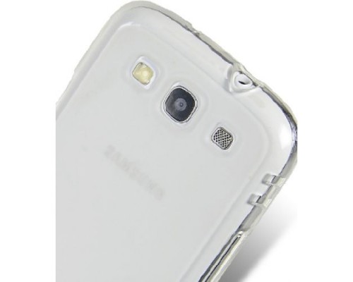 Чехол силиконовый для Samsung Galaxy S3 (i9300) Melkco Poly Jacket TPU (Transparent Mat)